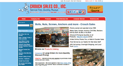Desktop Screenshot of crouchsales.com